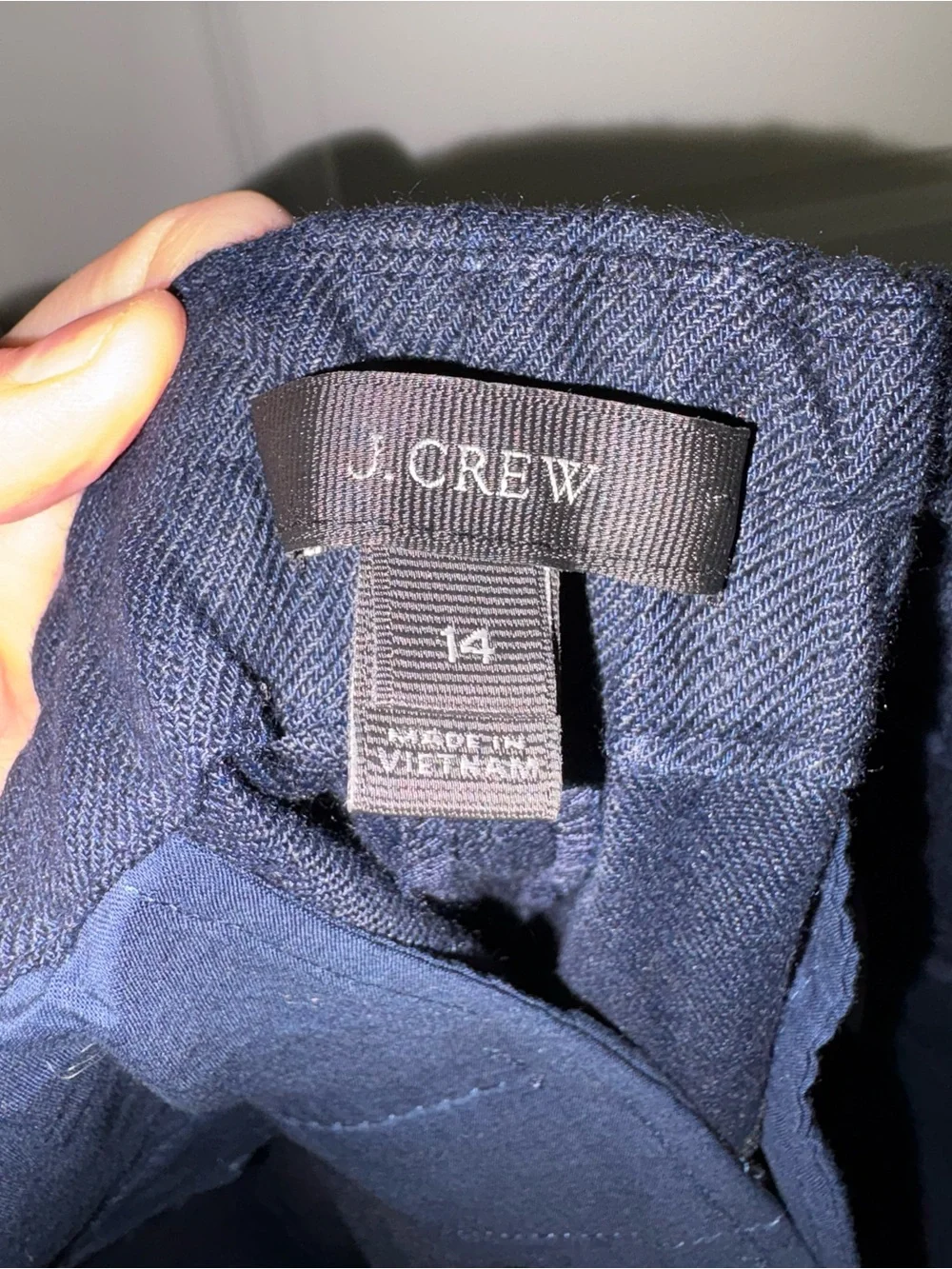 J. Crew Linen Blend Cropped Essential Work Pant 14